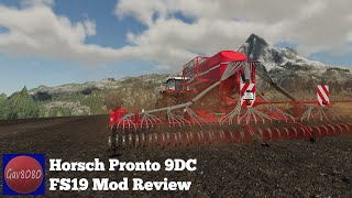 Horsch Pronto 9DC  Farming Simulator 19 Mod Review  Tramlines [upl. by Oriel306]