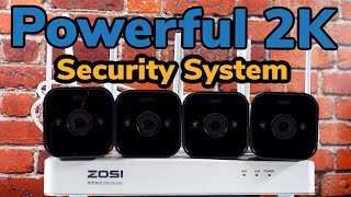 ZOSI 2K Spotlight Wireless Security Camera System Best Deal On Amazon [upl. by Neirad]