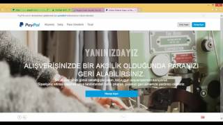 PayPal Hesabı Nasıl Açılır Nasıl Kayıt Olunur [upl. by Daphie744]