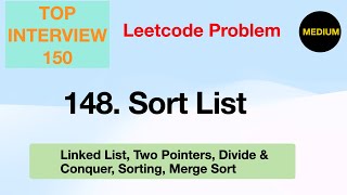 Sort List Leetcode Problem [upl. by Madelene]