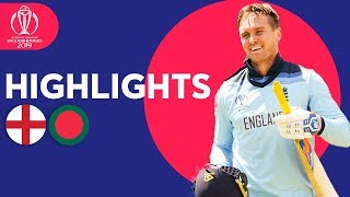 Roy Hits 153 In Big Score  England v Bangladesh  Match Highlights  ICC Cricket World Cup 2019 [upl. by Aillicsirp32]