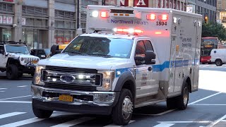 Northwell Health Lenox Health Greenwich Village EMS Ambulance 1804 Responding [upl. by Ulane]