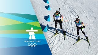 Biathlon Women 125KM Mass Start Highlight  Vancouver 2010 [upl. by Booze]