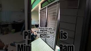 Pintu teralis kupu tarung minimalis kombinasi ram nyamuk pintuteralis [upl. by Yessac989]