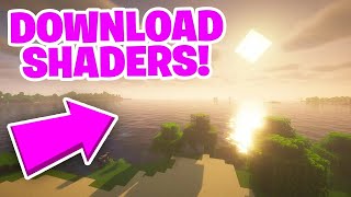 How To Download Shaders For Minecraft Java 121 2024 [upl. by Killarney784]