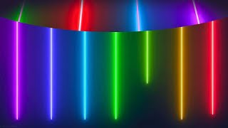 Rainbow Disco Lights😱Flashing Colorful Party Effect on Night Background [upl. by Strait643]