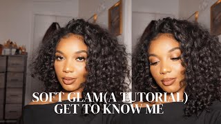 Soft Glam a tutorial  Get to know me [upl. by Myrtie]