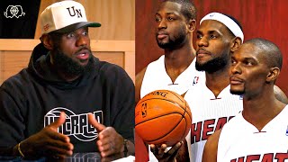 LeBron James Opens Up About The Miami Heat Learning How to Win Together [upl. by Atteniuq]