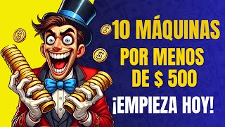 10 MÁQUINAS por MENOS de 500 PARA EMPEZAR TU EMPRESA 🚀 [upl. by Merta]