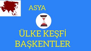 BÜTÜN ASYA ÜLKELERİ VE BAŞKENTLERİ [upl. by Purity191]