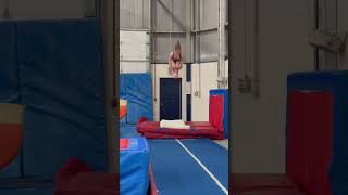 2 whips back handspring doubleback combo  tumbling [upl. by Atterbury]