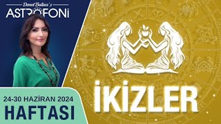 ikizler burcu haftalık burç yorumu 2430 Haziran 2024 Astrolog Demet Baltacı astroloji burçlar [upl. by Ahsiem173]