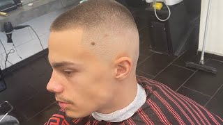 buzzcut high fade  Haarschnitt Tutorial [upl. by Sharlene400]