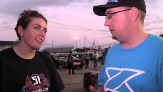 Snowball Derby 2013 Johanna Long postrace interview [upl. by Suirada698]