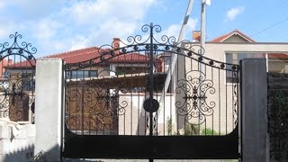 Wrought Iron Gates  Iron Gate Designs [upl. by Hadlee]