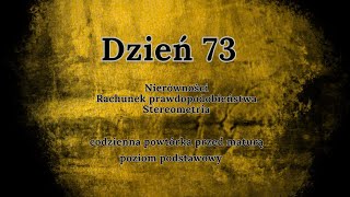 73 dzień  Codzienna powtórka przed maturą  podstawa [upl. by Assedo799]