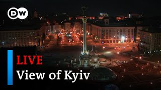 LIVE View of Kyiv as Russia launches major Ukraine invasion  DW News [upl. by Asta970]