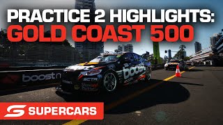 Practice 2 Highlights  Boost Mobile Gold Coast 500  Supercars 2022 [upl. by Airla]