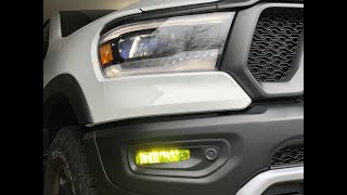 LaminX Fog Light Cover  Ram Rebel includes a 20 off coupon code [upl. by Naillimxam]