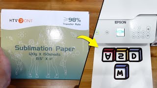 Quick Review  Print  HTVRONT Sublimation Paper [upl. by June862]