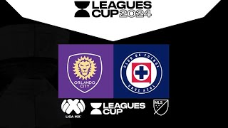 PREVIA ORLANDO VS CRUZ AZUL LEAGUES CUP [upl. by Esikram]