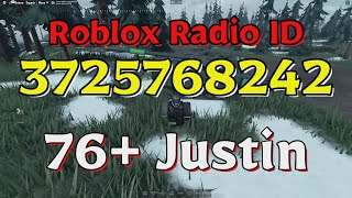 Justin Roblox Radio CodesIDs [upl. by Asyal319]