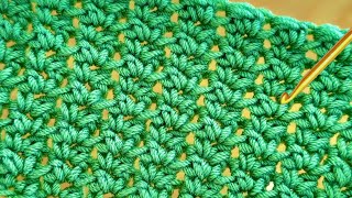 Crochet 1 Row Repeat 3D Baby Blanket Friendly Tutorial [upl. by Atinaujnas]