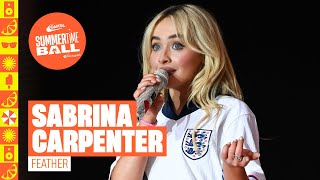 Sabrina Carpenter  Feather Live at Capitals Summertime Ball 2024  Capital [upl. by Pippy175]