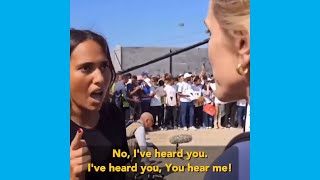 An Egyptian Protestor Rahma Zein Goes After CNN’s Clarissa Ward Over IsraelPalestine [upl. by Acissaj881]