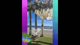 Beachside wedding at Hotel Ona Marinas de Nerja with Celebrantspain [upl. by Theta]