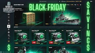 World of Warships  Black Friday 2023 All You Need to Know [upl. by Selij]