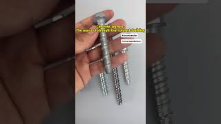 Concrete anchors The key secret to building stabilityfasteners shortsvideo screws bolts [upl. by Kaden]