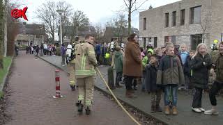 Brand op school in Krimpen aan de Lek [upl. by Emmons]