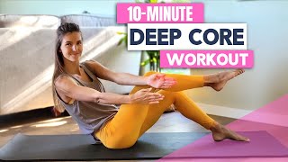 10Minute Deep Core Workout [upl. by Adnara13]