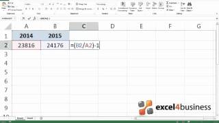 How to Calculate Percent Change in Excel [upl. by Eladal]