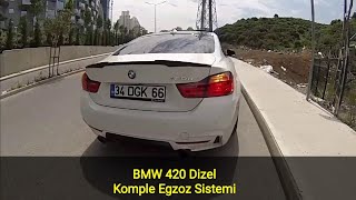 BMW 420d Emil Egzoz  quotDizel Araca Egzoz Yapılır mıquot Sorusuna Cevabımız [upl. by Hgielyak]