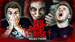 Evil Dead Rise 2023 MOVIE REACTION FIRST TIME WATCHING [upl. by Dagnah]