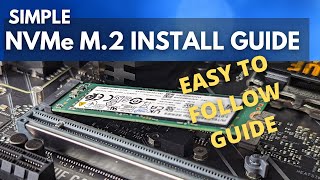 NVME M2 SSD Quick and Simple Install Guide [upl. by Hy487]