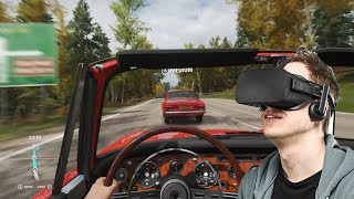 Forza Horizon 4 in Virtual Reality Mod for Oculus Rift VorpX VR Gameplay demonstration 2018 [upl. by Luis]