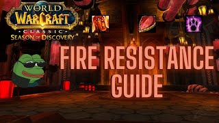 Fire Resist Gearing Guide  SoD Phase 4 [upl. by Akitahs516]