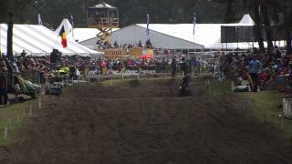 MXGP of Benelux 2013  Soderberg Crash  Lierop  Motocross [upl. by Lindell]