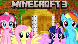 My Little Pony Play Minecraft 3 [upl. by Delogu907]