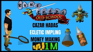 Guia Como Cazar Hadas 1 M Ecletic Impling en PURO PURO y hacer dinero en Old School Runescape 2023 [upl. by Ynnos]