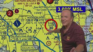 Class B Airspace on a Chart  Private Pilot Ground School [upl. by Fitzpatrick990]