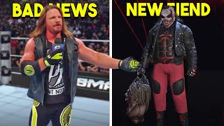 Bad News For AJ StylesNEW WWE ChampNEW Fiend In WWE 2K24RAW Logo LeakWrestling News [upl. by Cosetta]