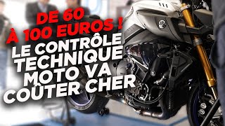 Le contrôle technique moto va coûter cher et pour du rien [upl. by Hacim]