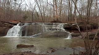 Fall Creek Waterfall in the Mayo River State Park NC [upl. by Eoin]