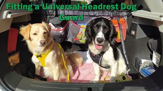 Sakura Universal Headrest Dog Guard MG ZS EV [upl. by Albemarle780]