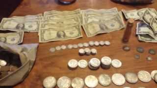 Amazing Garage Sale Haul SILVER COINS GALORE 24 Part 1 [upl. by Ngo]