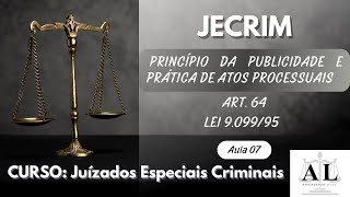 Juizado Especial Criminal JECRIM  Artigo por artigo  Art 64 da Lei 909995 [upl. by Fitts477]